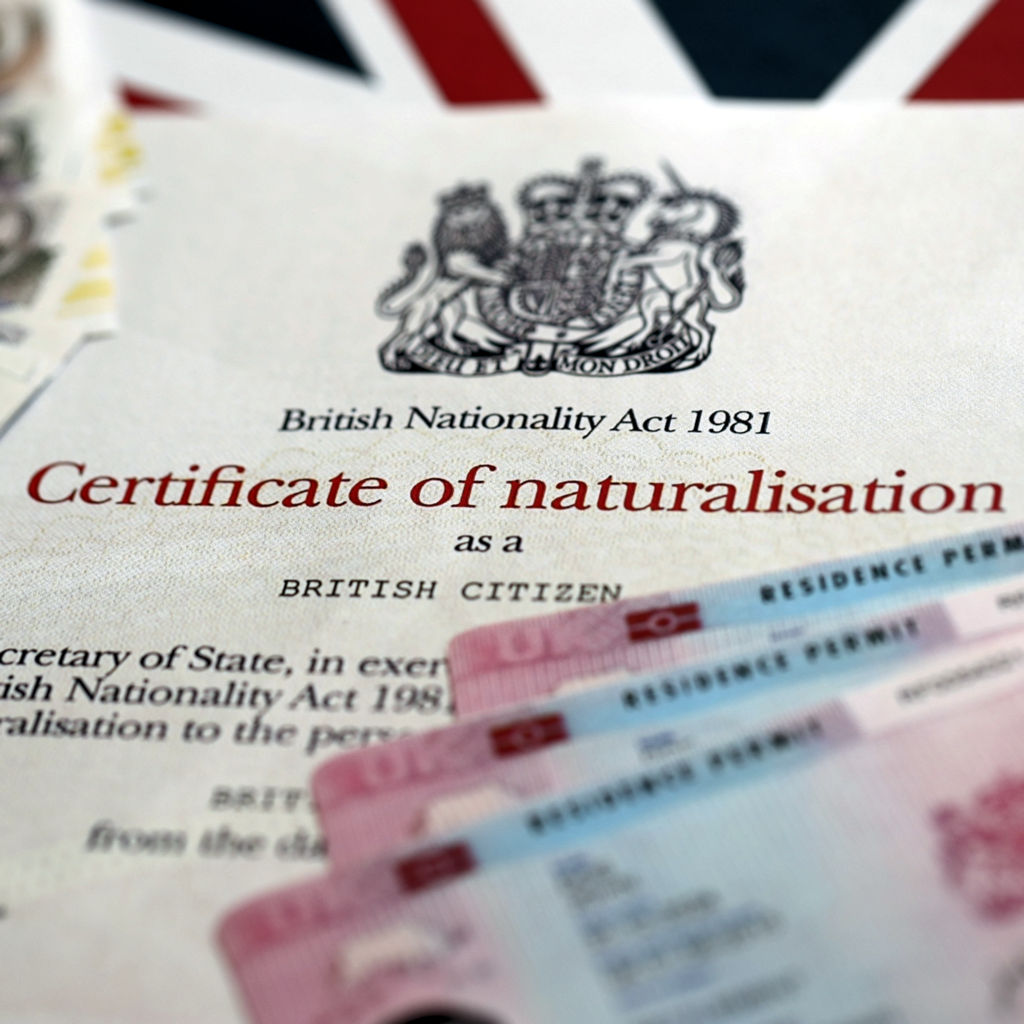 Certificate of Naturalisation